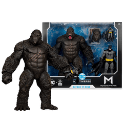 DC Multiverse - Justice League Monsterverse  - Batman vs Kong 2 Pack Action Figure Set